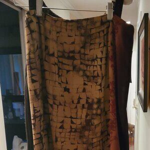 Dana Buchman Silk Skirt and Knit Tank Top Set - New